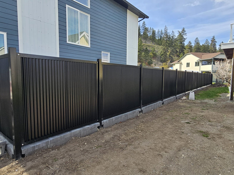 Load image into Gallery viewer, The True North - Metal Fence Panels with Steel Post Frame System - BarrierBoss™