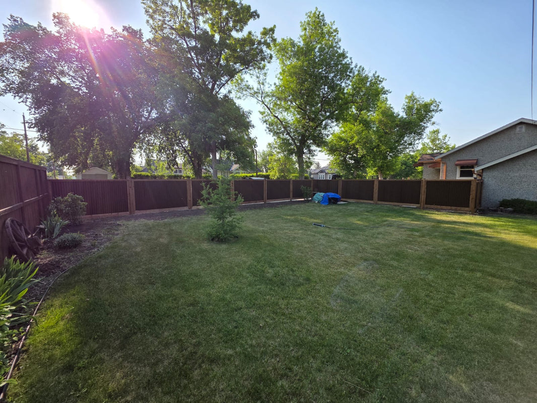 Corrugated Metal Privacy Fence Panel (Premade) - The Coastal