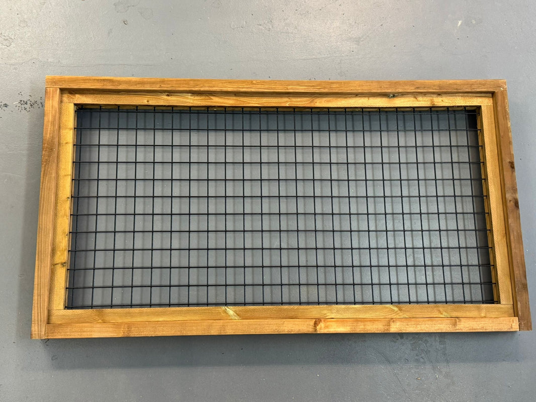 Black Hog Wire Fence Panels (Framed or Unframed) - The Rigid Panel - BarrierBoss™