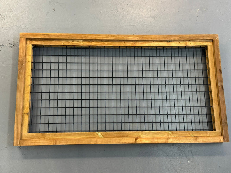 Load image into Gallery viewer, Black Hog Wire Fence Panels (Framed or Unframed) - The Rigid Panel - BarrierBoss™