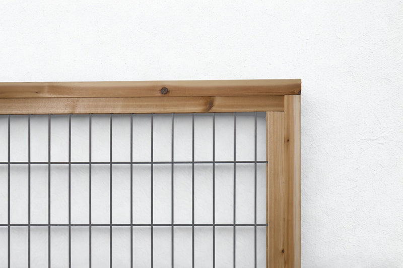 Load image into Gallery viewer, Grey hog wire fence panel, 6-gauge welded and galvanized