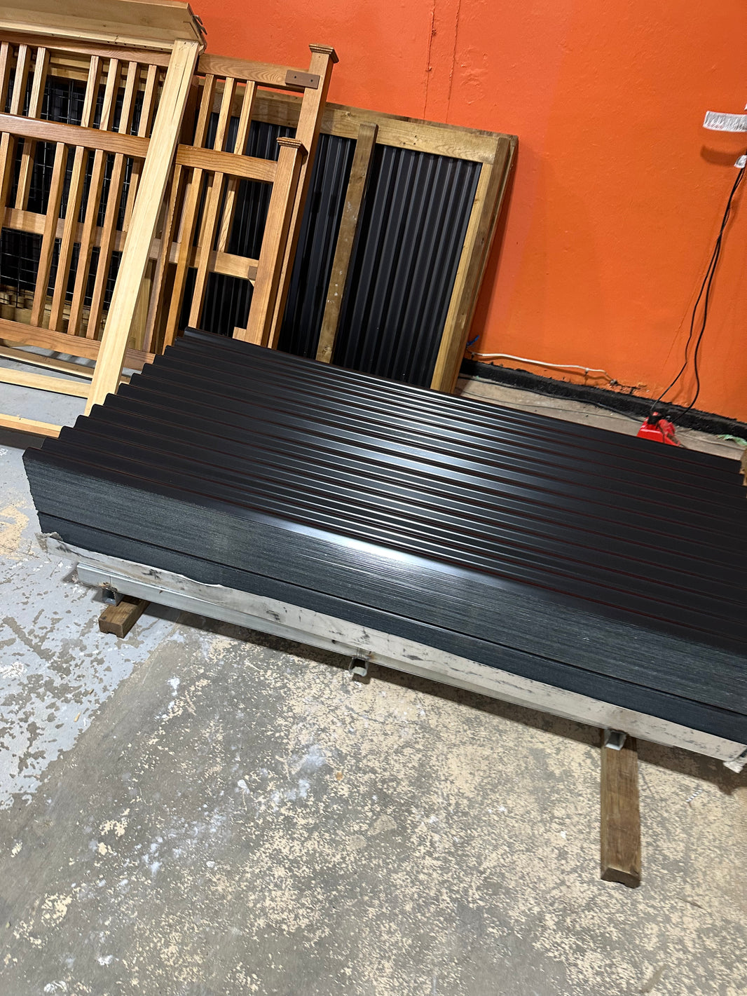 Corrugated Metal Fence Sheets - NoFade, NoRust, DualSided (Unframed) - The Canadian - BarrierBoss™