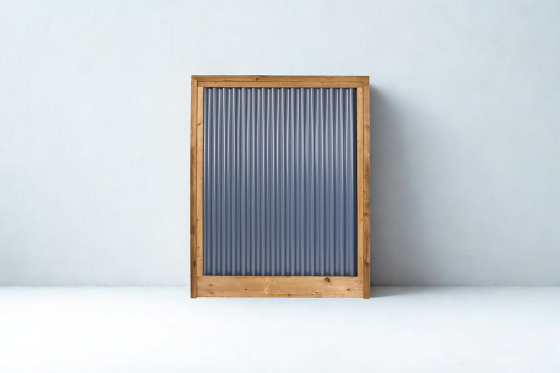 Load image into Gallery viewer, Corrugated Metal Privacy Fence Panel (Premade) - The Coastal - BarrierBoss™