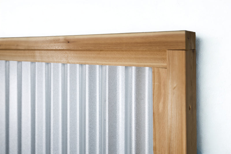 Load image into Gallery viewer, Corrugated Metal Fence Panels (Premade) - The Redwood - BarrierBoss™