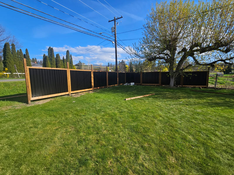 Load image into Gallery viewer, Deep Groove Metal Fence Panels (Premade) - The Okanagan - BarrierBoss™