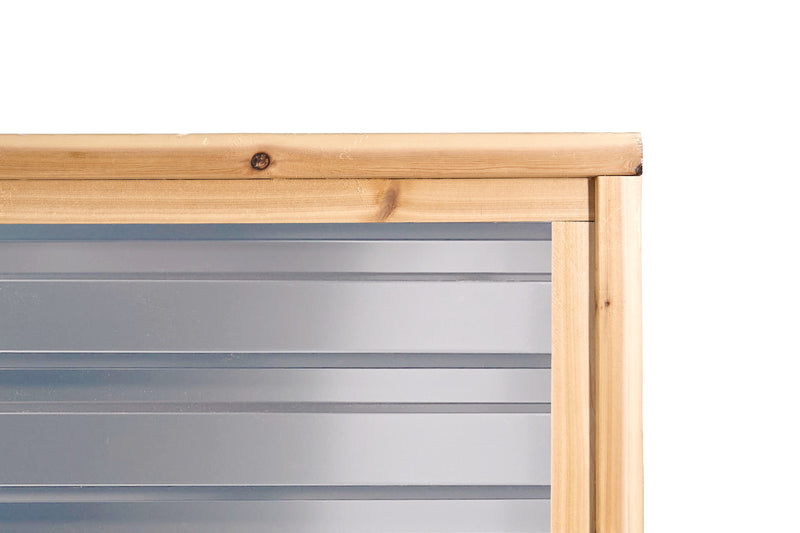 Load image into Gallery viewer, Deep Groove Metal Fence Panels (Premade) - The Revelstoke - BarrierBoss™