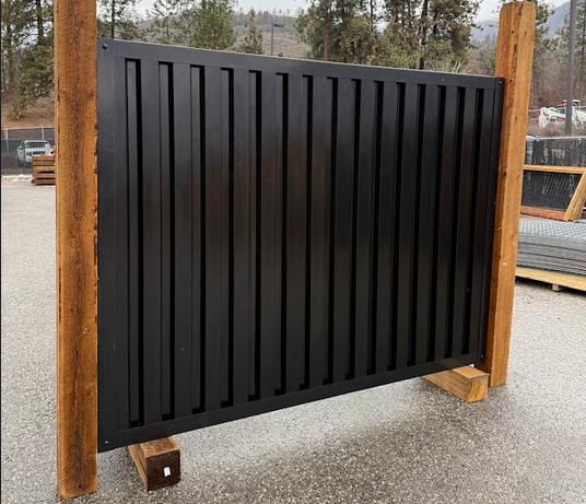 Load image into Gallery viewer, FireSmart® Metal Fence Panels with Steel Post & Frame System - The True North - BarrierBoss™