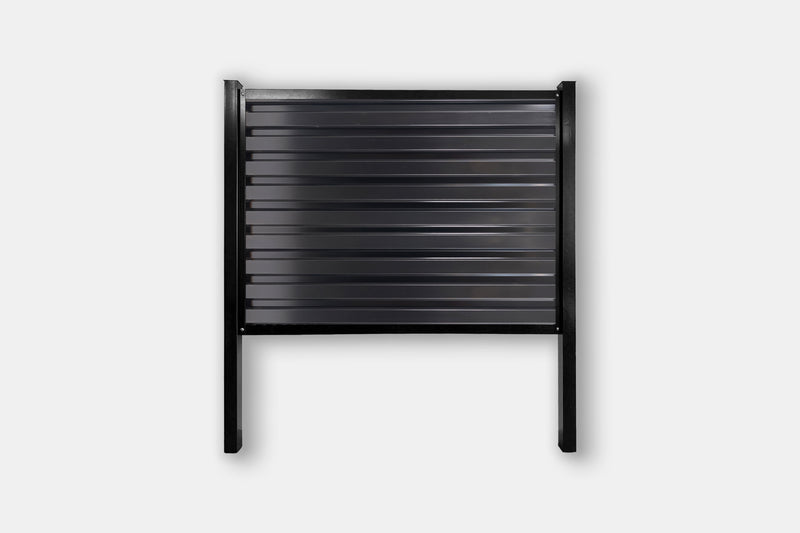 Load image into Gallery viewer, FireSmart® Metal Fence Panels with Steel Post & Frame System - The True North - BarrierBoss™