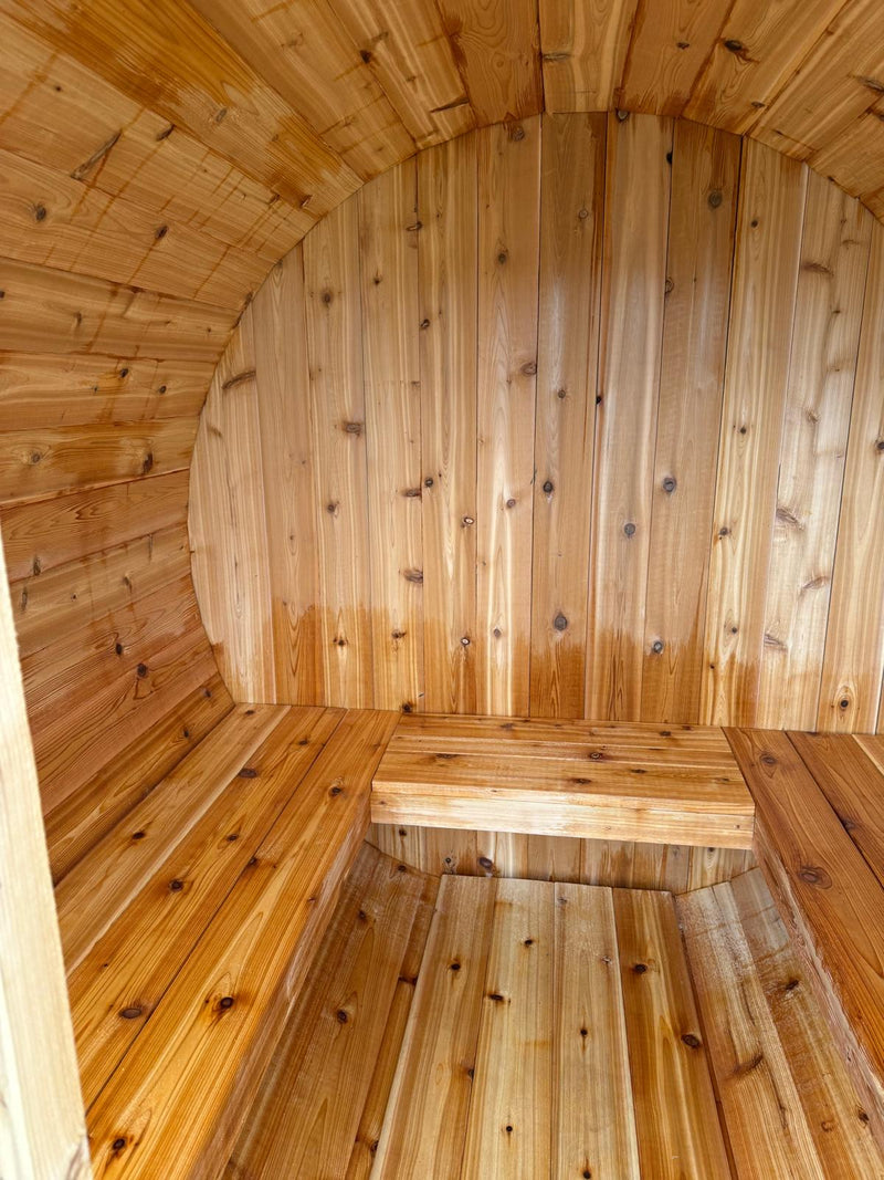 Load image into Gallery viewer, Barrel Sauna – Traditional Western Red Cedar Sauna - The Chesapeake - BarrierBoss™