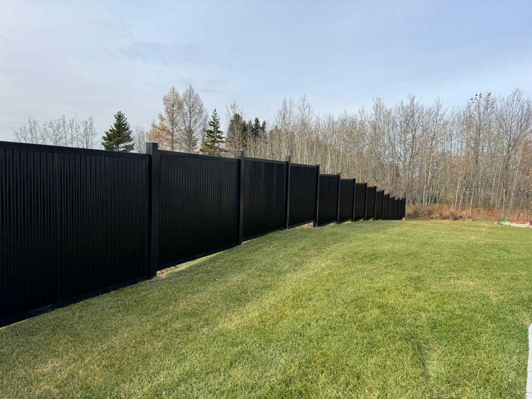 FireSmart® Metal Fence Panels with Steel Post & Frame System - The True North - BarrierBoss™