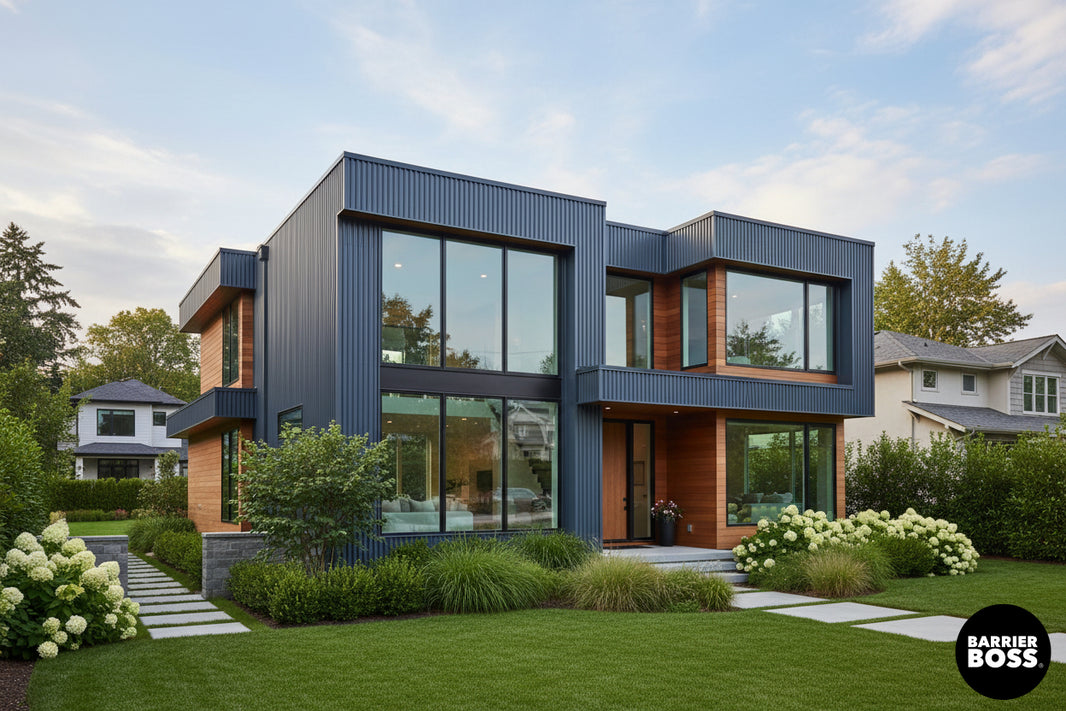 Corrugated Metal Siding Panels - The Trailhead - BarrierBoss™