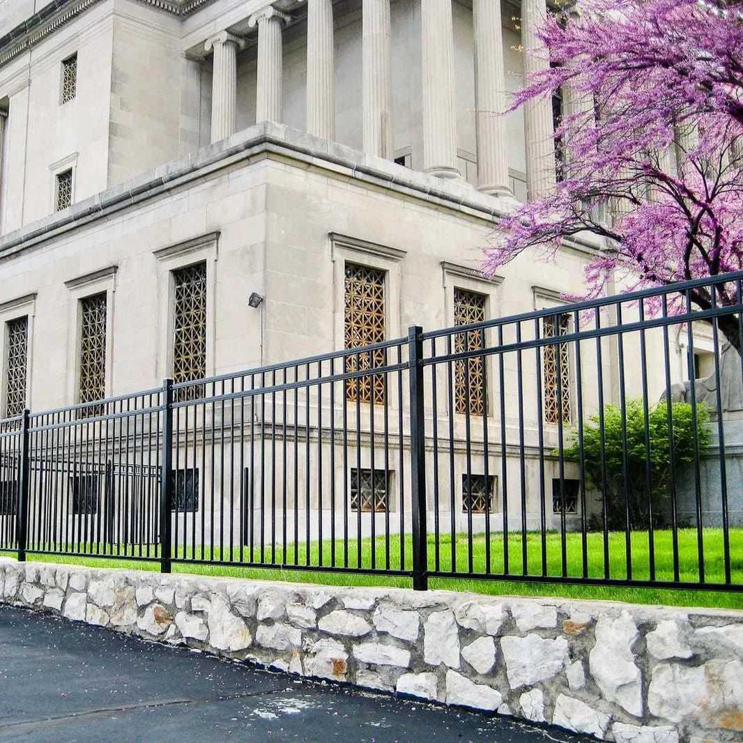 Ornamental Steel Fence Panel - Wrought Iron Style - The Royal - BarrierBoss™