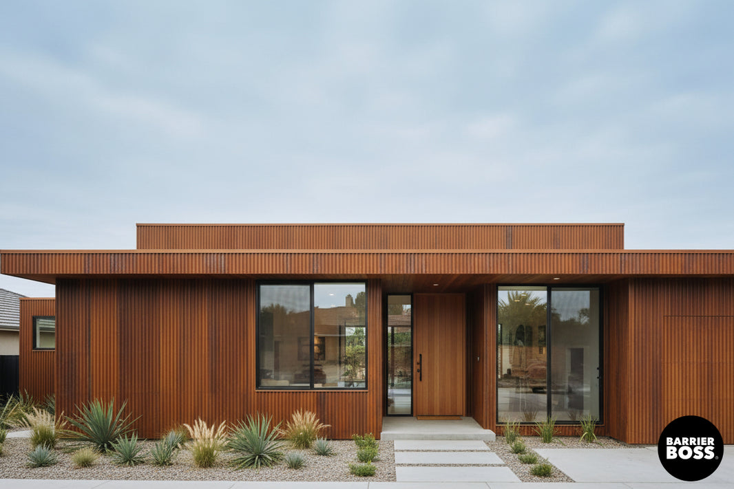 Corrugated Metal Siding Panels - The Trailhead - BarrierBoss™