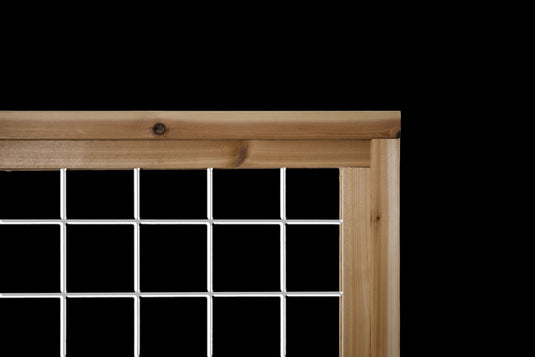 Silver Hog Wire Deck Railing Panels (Framed or Unframed) - The Kootenay - BarrierBoss™