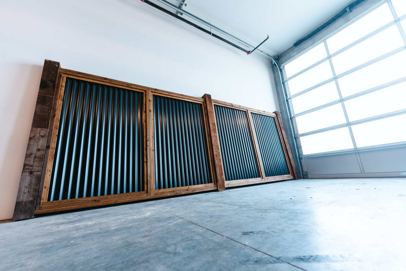 Load image into Gallery viewer, The Wood and Metal Fence Panel - Wind and Warp Resistant - The Fort Knox - BarrierBoss™