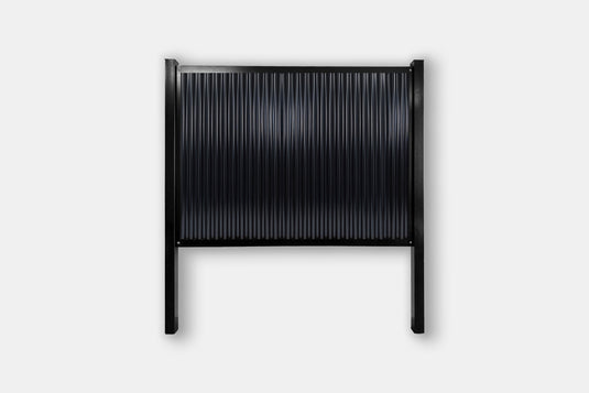 FireSmart® Metal Fence Panels with Steel Post & Frame System - The True North - BarrierBoss™