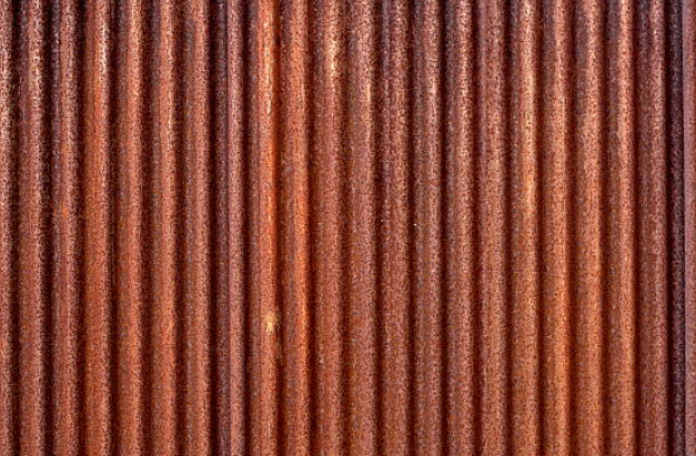 Load image into Gallery viewer, Weathering Steel - Corten Steel Fence Panels (Framed or Unframed) - The Badlands - BarrierBoss™