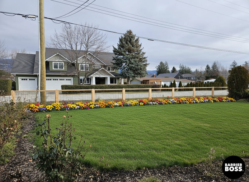 Load image into Gallery viewer, Black Hog Wire Fence Panels