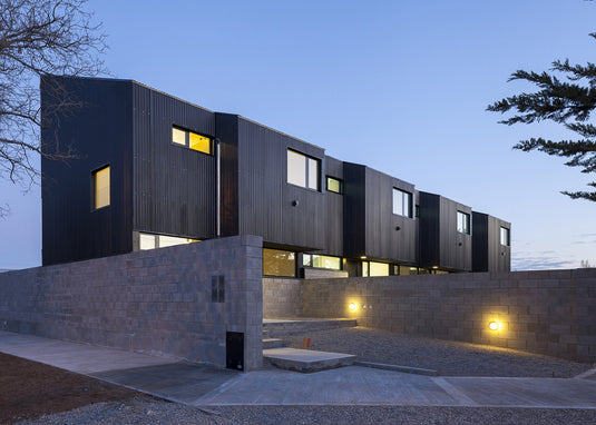 Residential Corrugated Metal Home