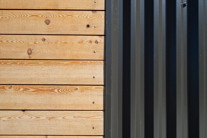 What paint goes on our corrugated metal panels?