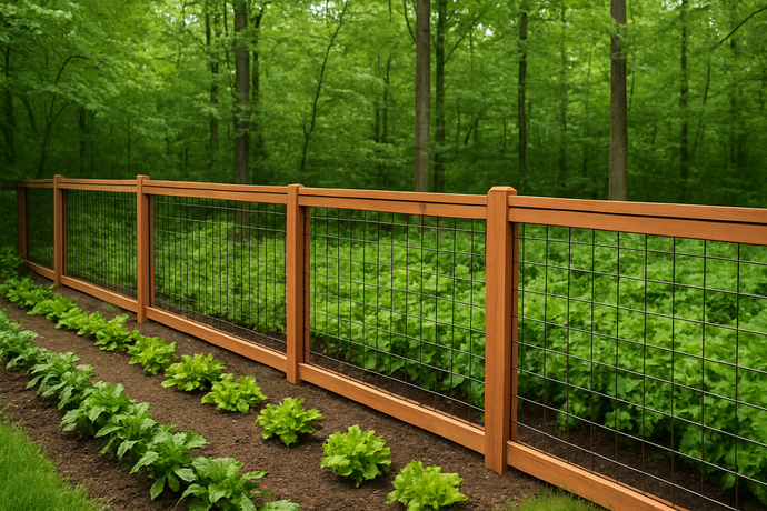Protecting Vineyard Crops with Trendy Hog Wire Fencing