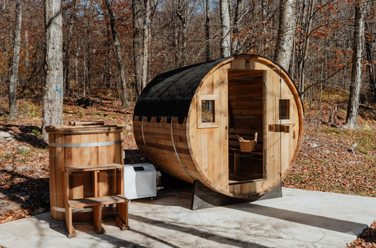 cedar traditional barrel saunas for outdoor use