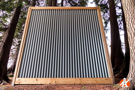 how reliable is corrugated metal for fencing?