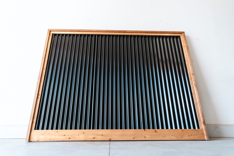 Corrugated Metal Fence Panel