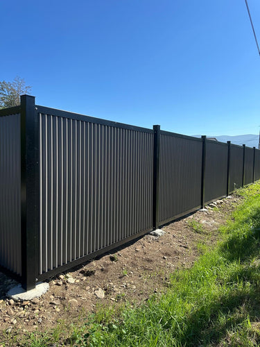 steel fence - The Forever Fence - full steel post and panel fence fire-resistant hurricane tested