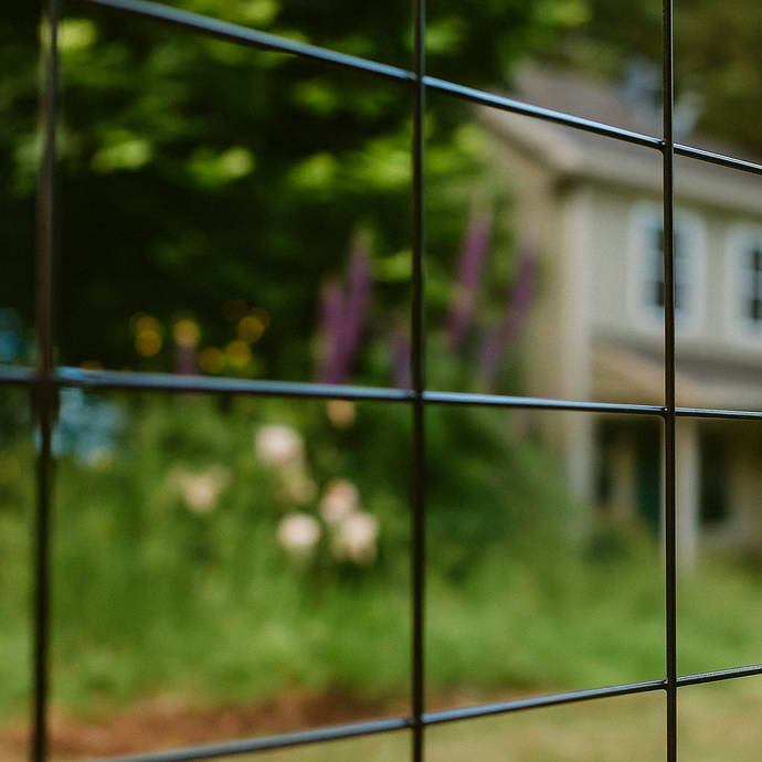 Metal Fence Panels Meet Vertical Gardens