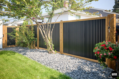 Metal Fence Panels delivered to Edmonton