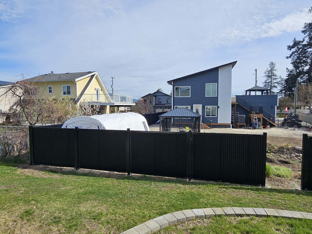 The True North - Metal Fence Panels with Steel Post Frame System - BarrierBoss™