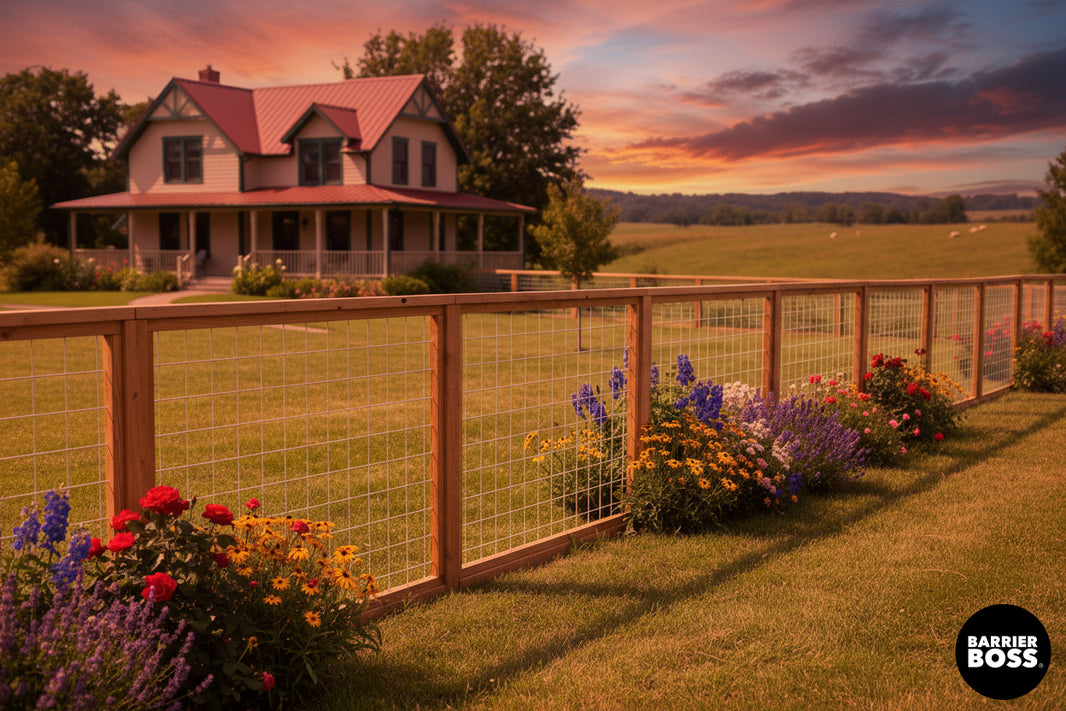 Silver Hog Wire Fence Panels (Framed or Unframed) - The Cariboo