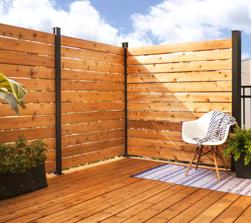 Black Aluminum Fence In-Ground System - The Muskoka Line - BarrierBoss™