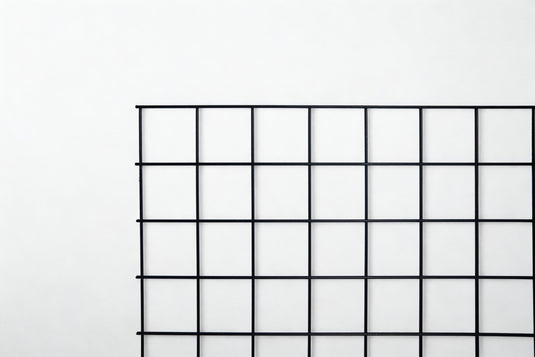 Black Hog Wire Fence Panels (Framed or Unframed) - The Rigid Panel - BarrierBoss™