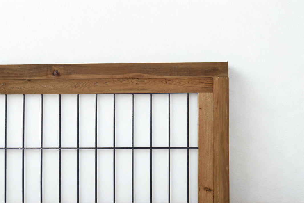 Black Hog Wire Fence Panels (Framed or Unframed) - The Rigid Panel - BarrierBoss™