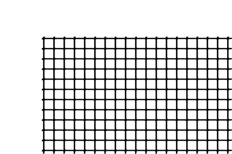 Load image into Gallery viewer, Unframed black hog wire panel, 1" x 1" mesh — BarrierBoss
