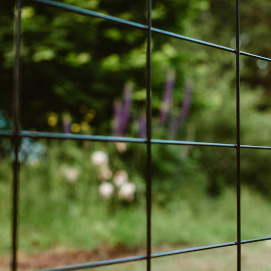 Black Hog Wire Fence Panels (Premade or Unframed) - The Rigid Panel - BarrierBoss™