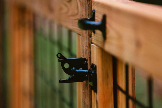 Black Hog Wire Fence Panels (Premade or Unframed) - The Rigid Panel - BarrierBoss™