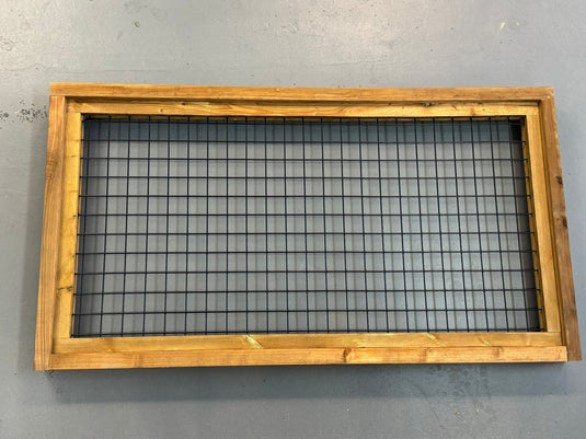 Black Hog Wire Fence Panels (Premade or Unframed) - The Rigid Panel - BarrierBoss™