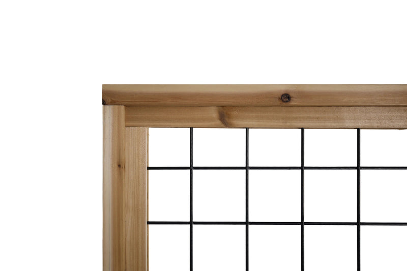 Load image into Gallery viewer, Black Hog Wire Fence Panels (Premade or Unframed) - The Rigid Panel - BarrierBoss™
