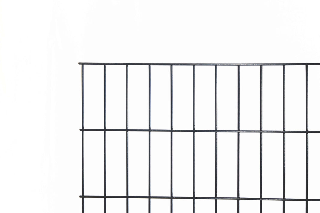 Black Hog Wire Fence Panels (Premade or Unframed) - The Rigid Panel - BarrierBoss™