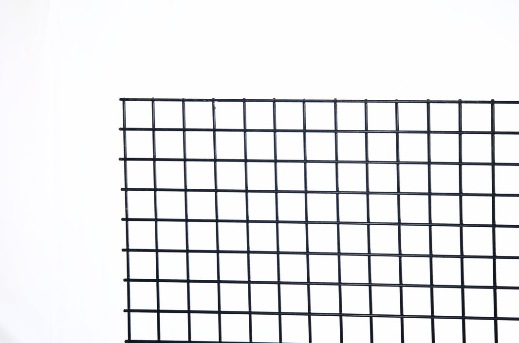 Black Hog Wire Fence Panels (Premade or Unframed) - The Rigid Panel - BarrierBoss™