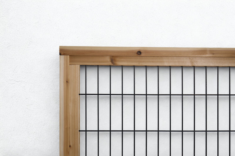 Load image into Gallery viewer, Black Hog Wire Fence Panels (Premade or Unframed) - The Rigid Panel - BarrierBoss™
