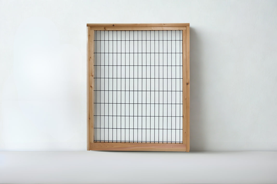 Black Hog Wire Fence Panels (Framed or Unframed) - The Rigid Panel - BarrierBoss™