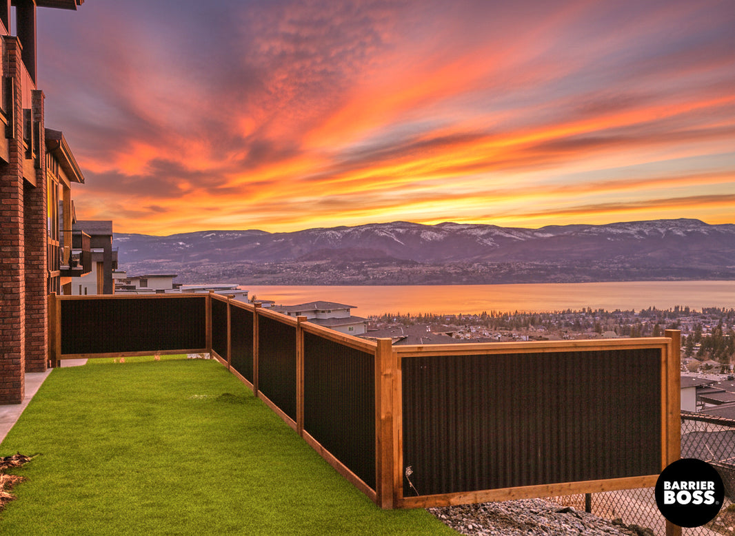 Corrugated Metal Privacy Fence Panel (Premade) - The Coastal