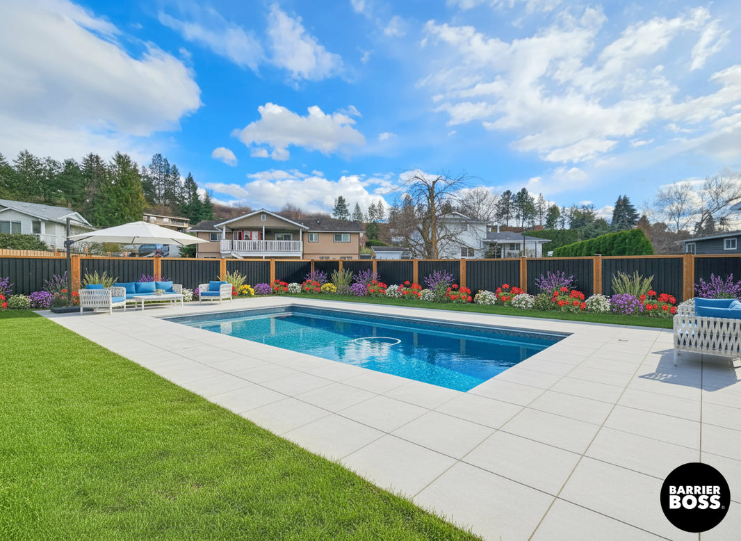 Deep Groove Metal Fence Panels (Premade) - The Okanagan - BarrierBoss™