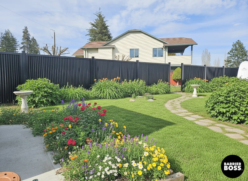 Load image into Gallery viewer, FireSmart® Metal Fence Panels with Steel Post &amp; Frame System - The True North - BarrierBoss™
