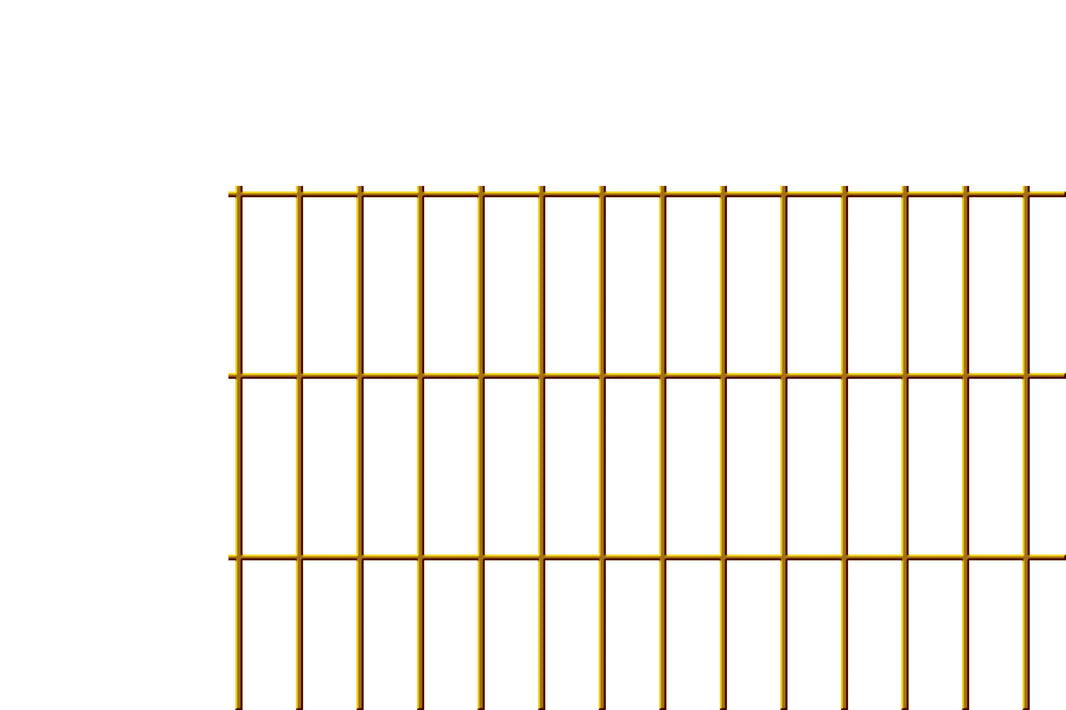 Unframed brown hog wire panel, 2" x 6" mesh — BarrierBoss
