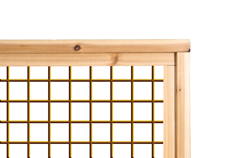 Load image into Gallery viewer, Brown Hog Wire Fence Panels (Premade or Unframed) - The Yukon - BarrierBoss™
